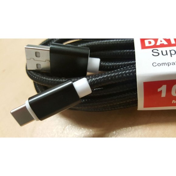 10ft Long Type C Charging Cable for Samsung and other devices with Type C port - Picture 3 of 3